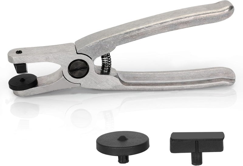 Feikeer Stained Glass Running Pliers for Glass Cutting, BO700.0 Running Pliers for Glass Cutting Perfect Curves, Achieve Deep Internal Curve Cutting, Running Plier Designed for Glass Artists, 2 Sets Jaw Pads - Image 1